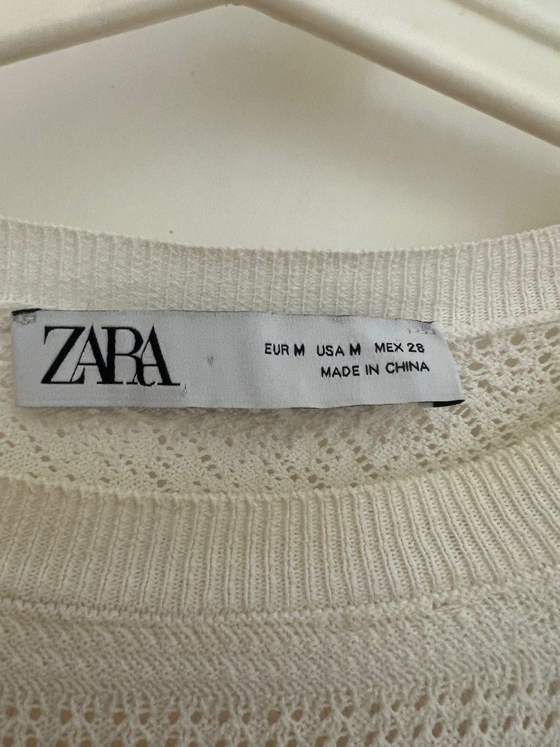 Zara knit, 女裝, 上衣, 長袖衫- Carousell