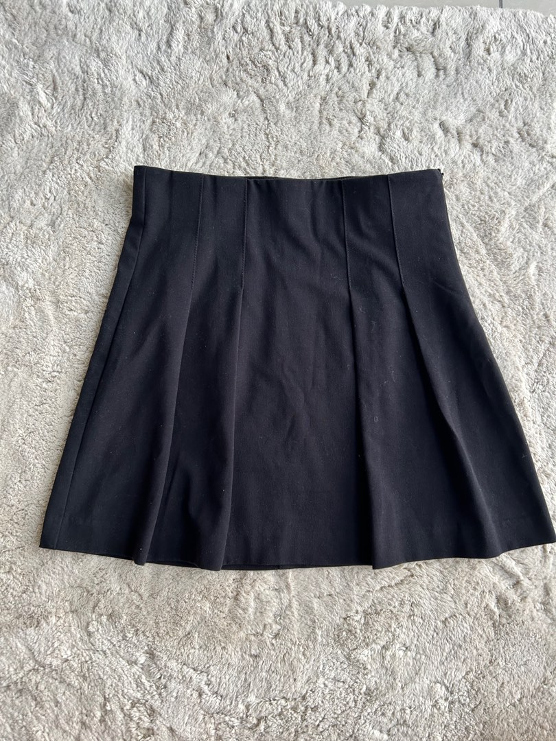 Pleated short skirt zara 2025