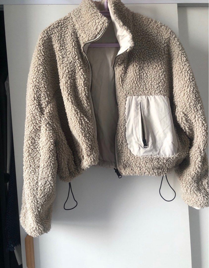 Zara teddy hot sale bear bomber