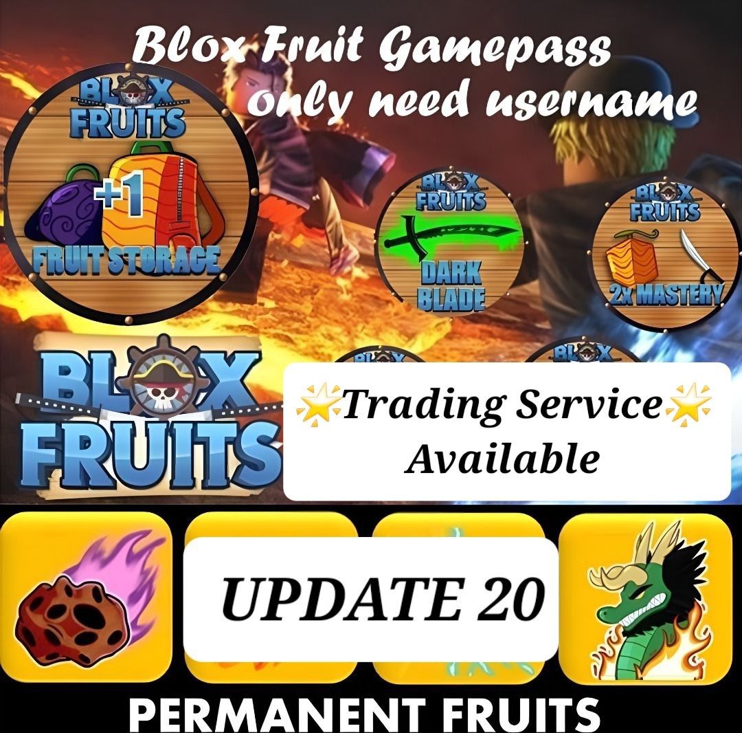 Blox Fruit Roblox Gamepass Permanent Fruit