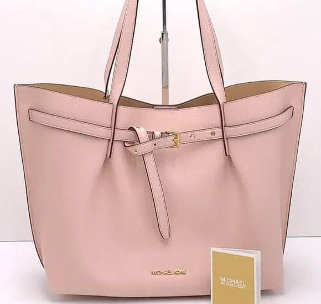 100 MICHAEL KORS Emilia Large Pebbleds Leather Tote Bag 5 Outlet Carousell