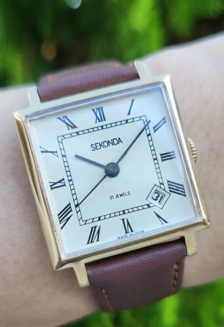 1970s Sekonda cal. SU2414 mens mechanical watch serviced and in