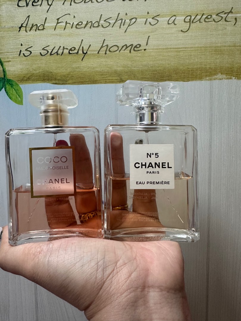 2 bottles Authentic Chanel perfume, Beauty & Personal Care