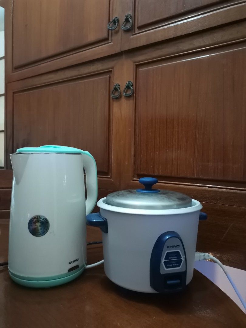 2 litre kettle and small rice cooker, TV & Home Appliances, Kitchen Appliances, Kettles