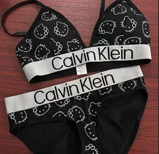 ❤️‍🔥Calvin Klein CK聯名hello kitty 凱蒂貓內衣套裝超可愛( 平行進口), 名牌, 服裝- Carousell
