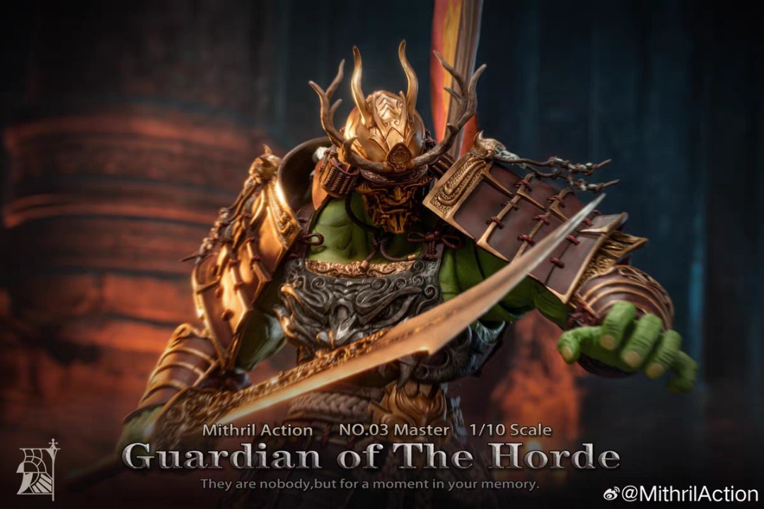 預訂秘銀工作室劍聖綠獸人武士Orc 03 Master Guardian of the Horde
