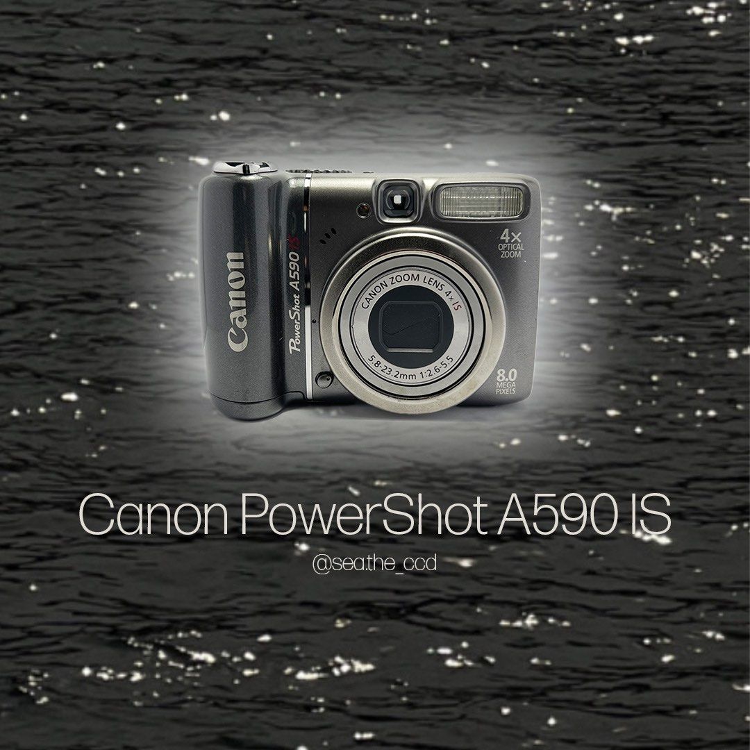 🐚 Canon Powershot A590 IS - Jet Grey (Full Set)🌊, 攝影器材, 攝影