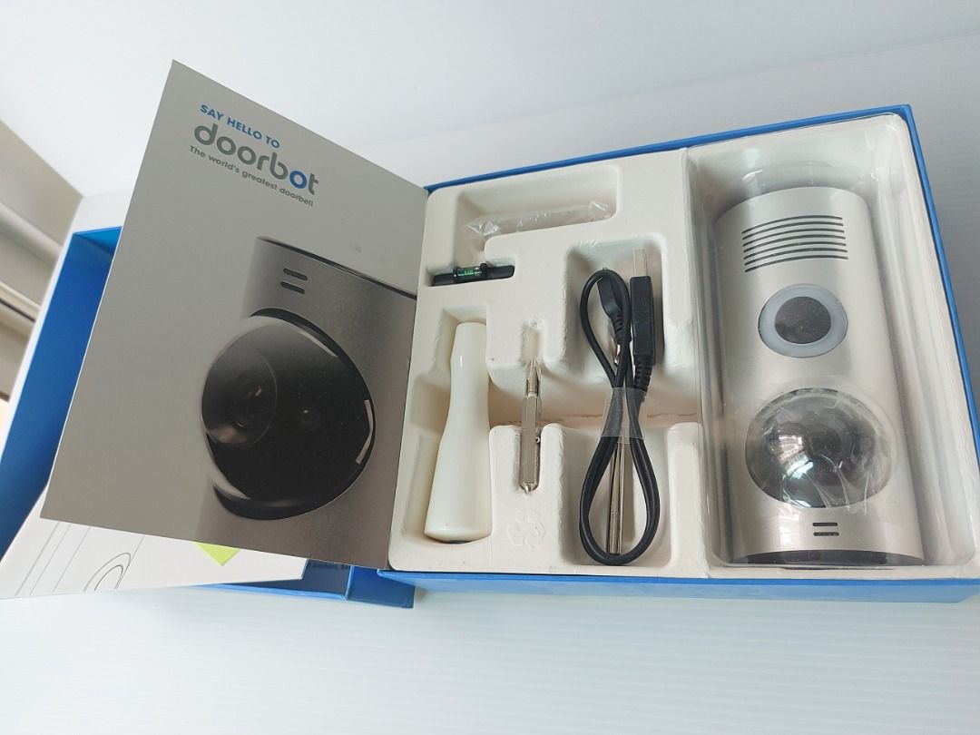 全新 doorbot 視訊門鈴 用於智慧型手機, 哩哩扣扣, 其他在旋轉拍賣