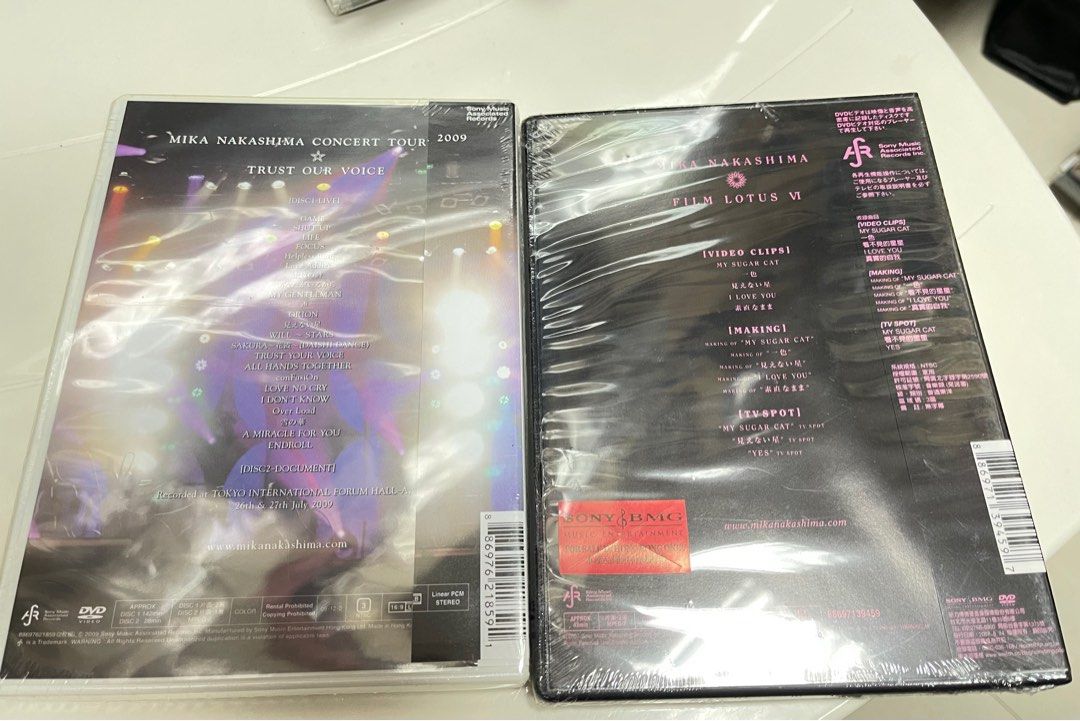 中島美嘉MIKA NAKASHIMA CONCERT 2009 HONG KONG DVD x2 double disc