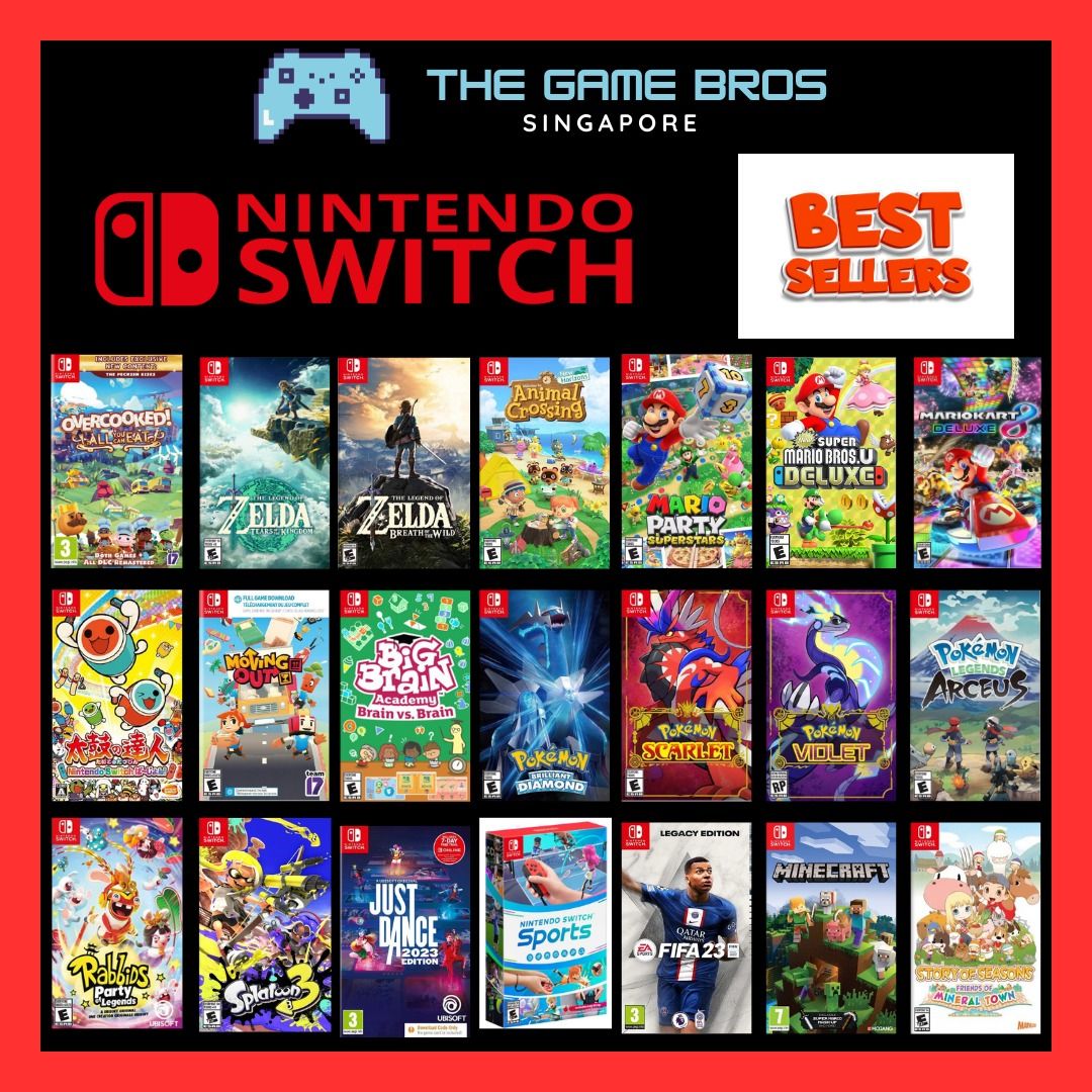 USED) Nintendo Switch Games (Mario / Bomberman / NBA / Pokemon / Just  Dance), Video Gaming, Video Games, Nintendo on Carousell