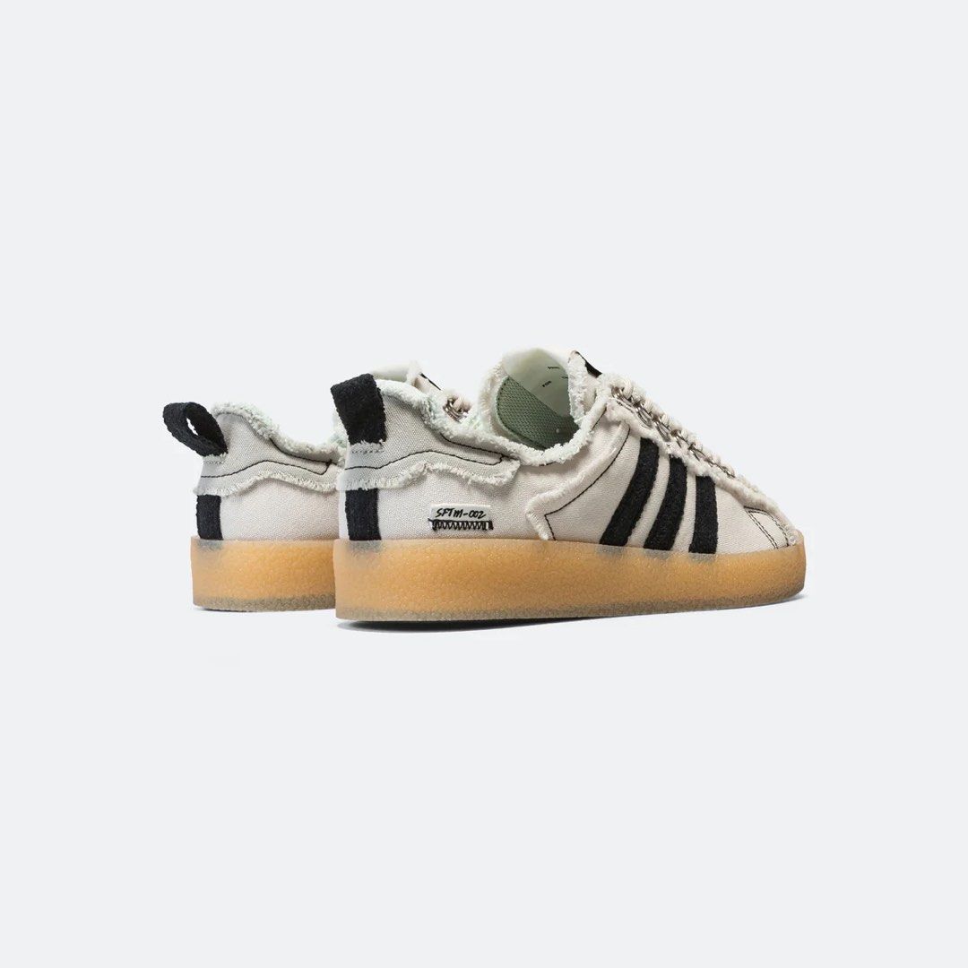 adidas gazelle silver green womens Adidas x Song for the Mute Unisex Campus 80s Core Black / Cream White /  Linen Green Low Top Sneakers