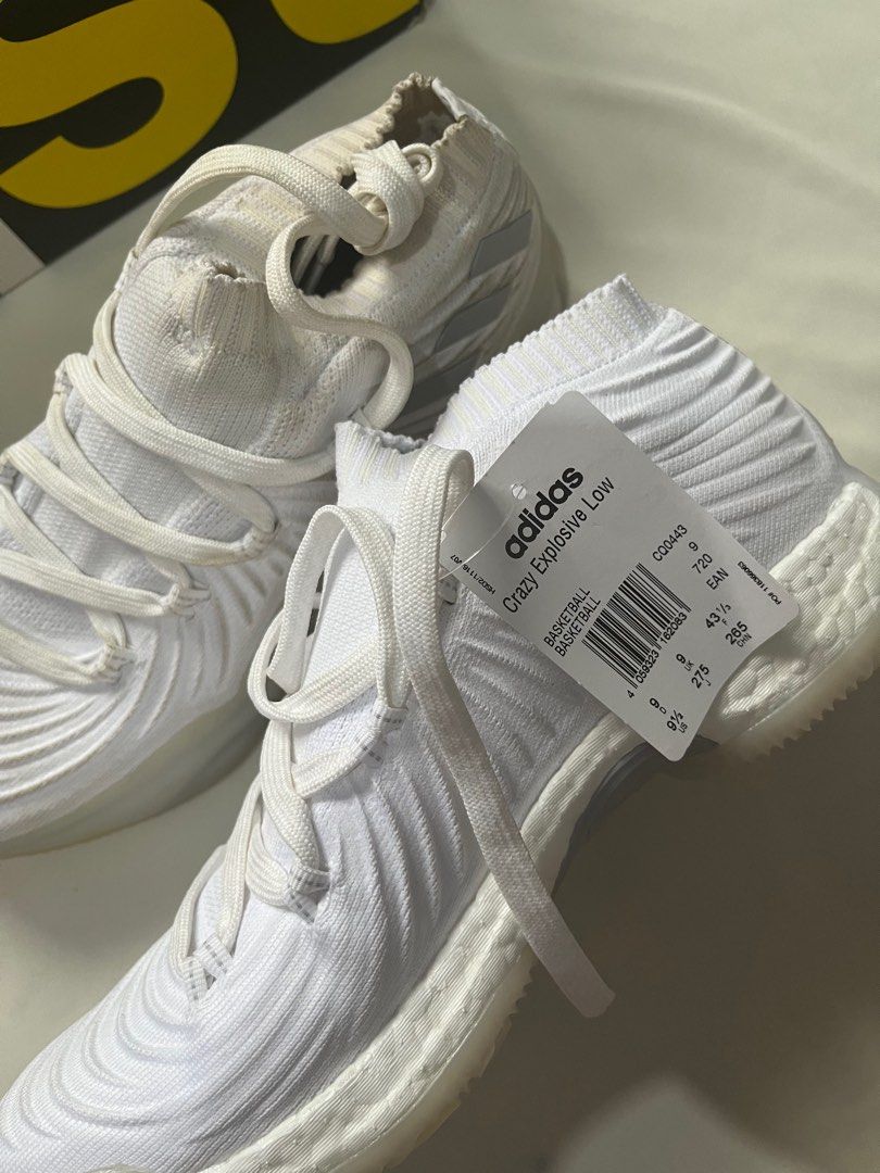ADIDAS SM Crazy Explosive White Low Men s Fashion Footwear