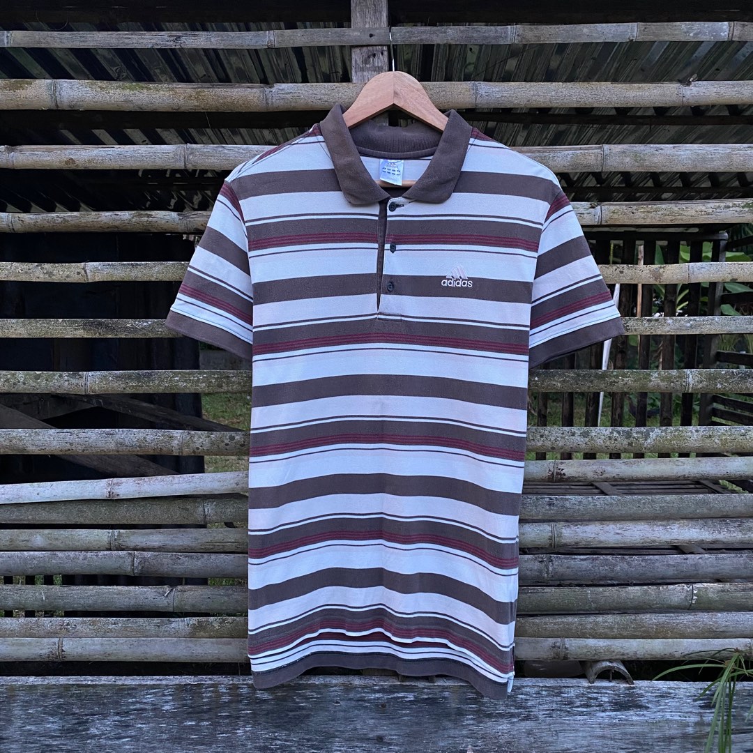 Adidas Striped Polo