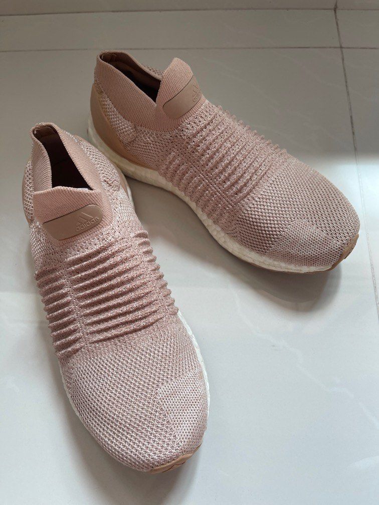 Ultraboost Shoes Adidas Ultra Boost Laceless Ash Pearl Adidas - Main Image