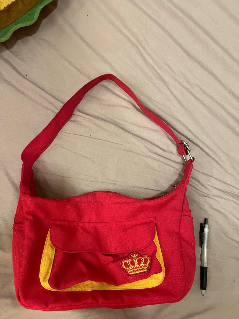 Red adidas shoulder bag 2025