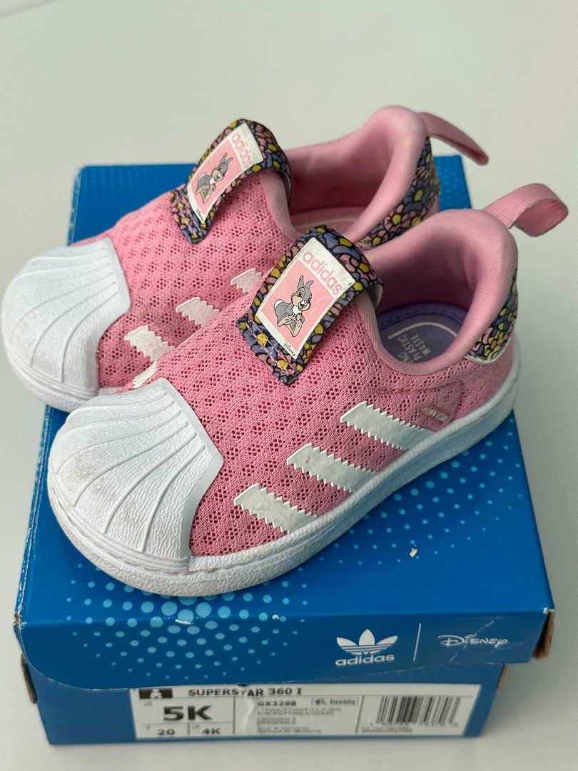 Adidas x Disney Superstar 360 I, Babies & Kids, Babies & Kids Fashion on  Carousell