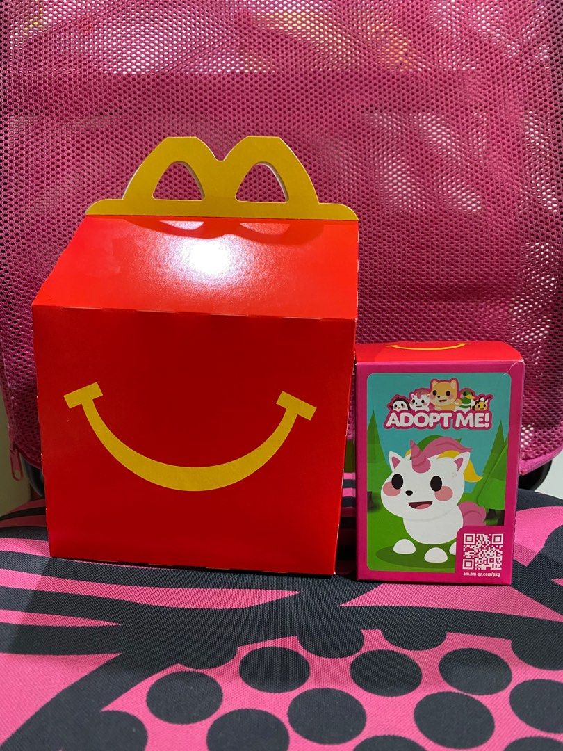Adopt me Mcdonalds Happy Meal Toy, Hobbies & Toys, Toys & Games on Carousell