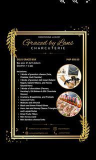 Affordable charcuterie and hampers