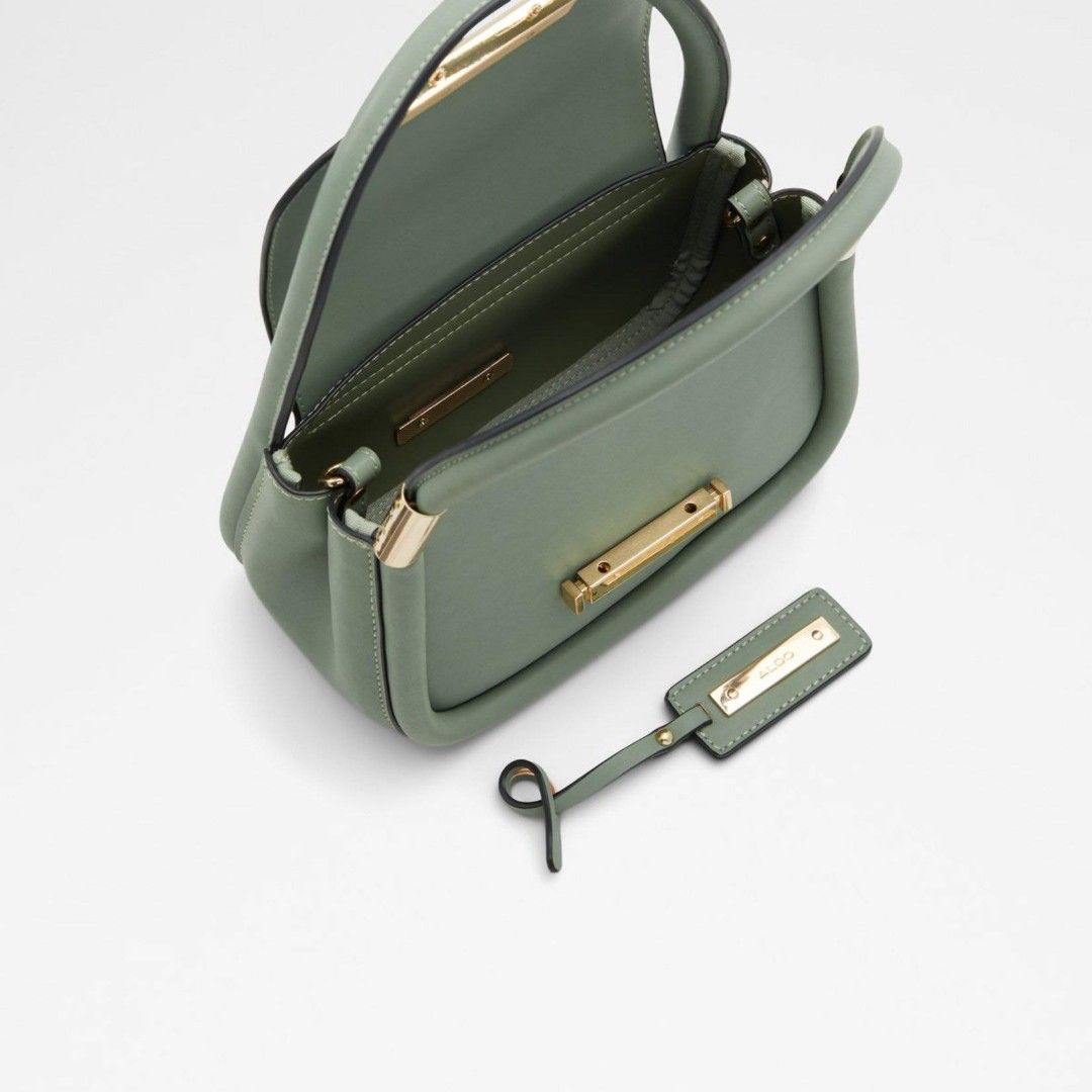 Aldo neon green bag shop