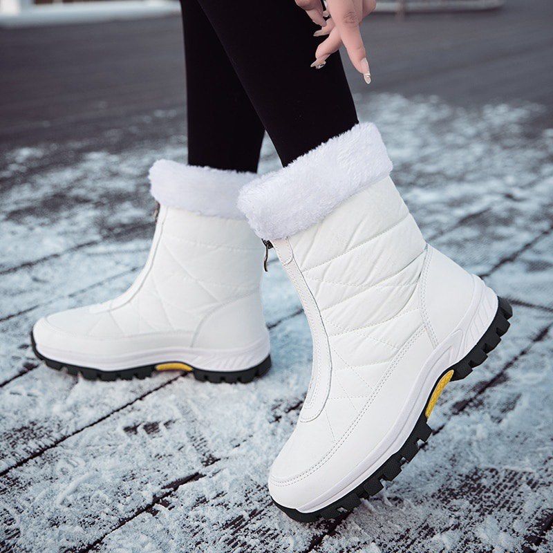 Cheap white snow boots sale