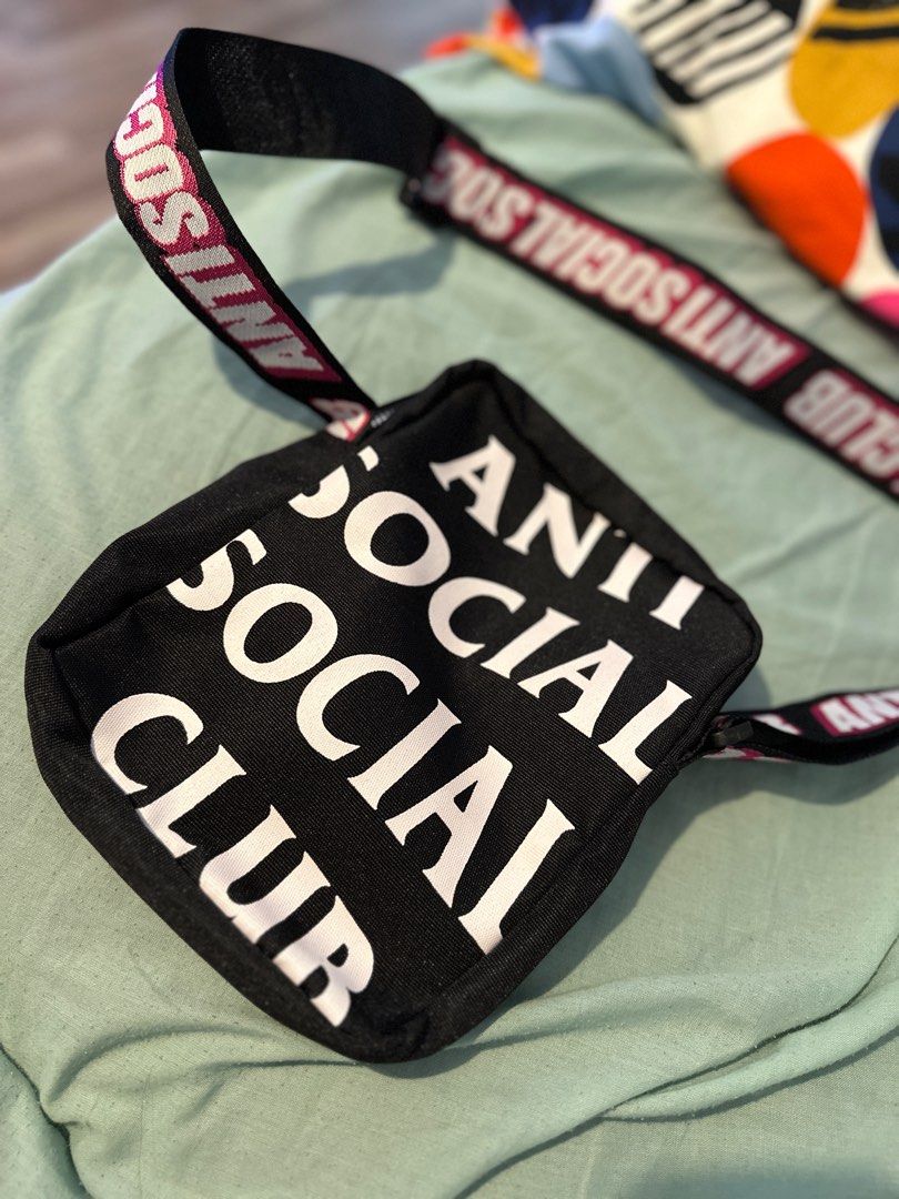 Anti social social outlet club fanny pack