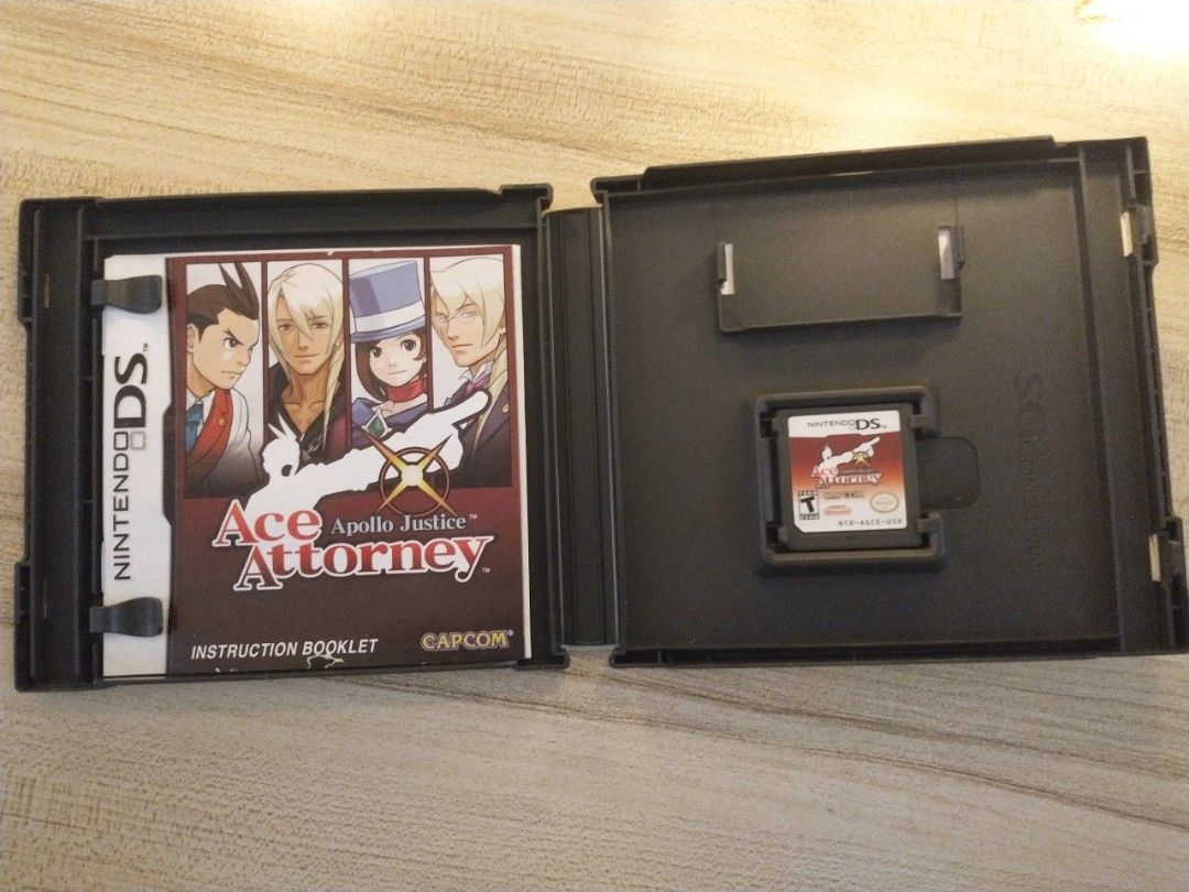 Apollo Justice: Ace Attorney (Nintendo DS) (Category: Nintendo) located in Pasig City. Submitted by visodette (Listing ID 1261399041, Image 3). Description: Apollo Justice: Ace Attorney 💥🗯️ ❗Pre-loved & Authentic❗ Includes: • Original Game Case • Game and DS Manual Booklet • Game Cartridge (USA Region) Tried and tested! RFS: Decluttering, I already played it, would be happy to let someone else play it now :) MOP: Gcash, PayMaya Available for sh