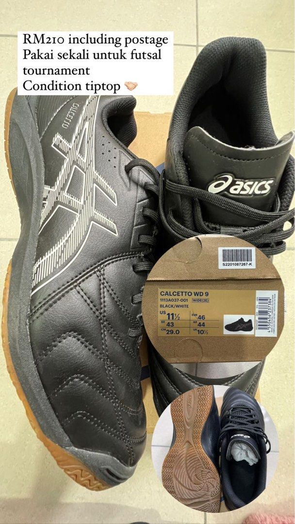 ASICS CALCETTO WD9 Men s Fashion Footwear Sneakers on Carousell