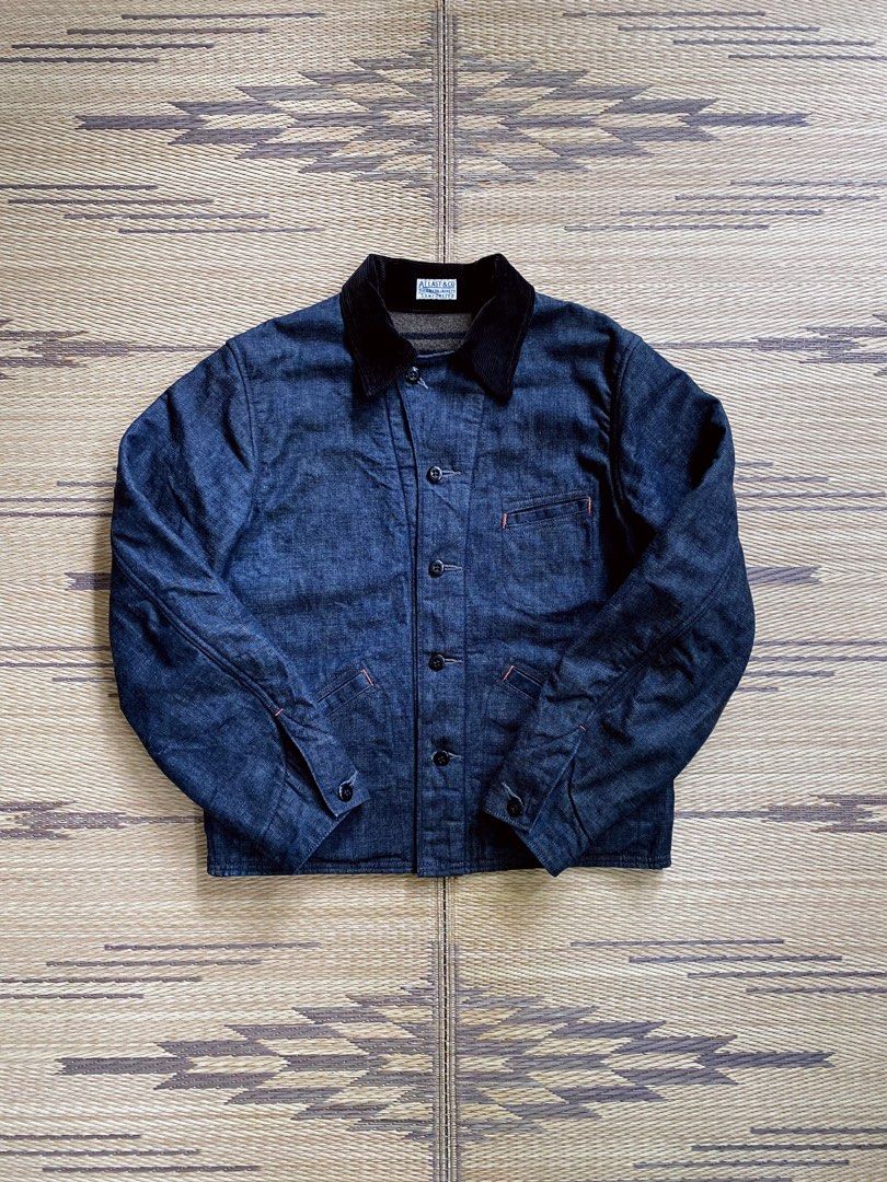 Atlast&co Work Denim Blanket Jacket, 男裝, 外套及戶外衣服- Carousell