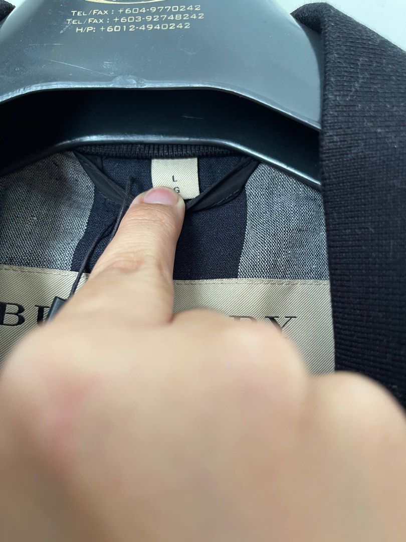 Burberry nylon deals bomber jacket