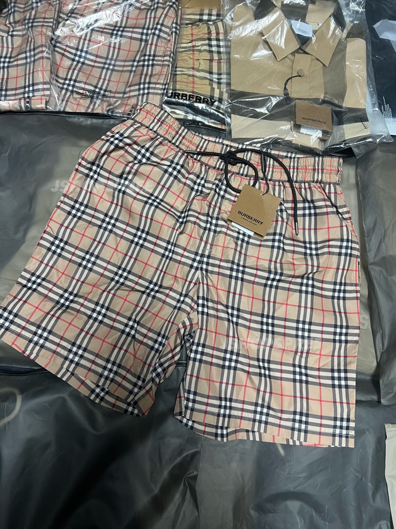 Authentic Burberry Vintage Check Swimshorts