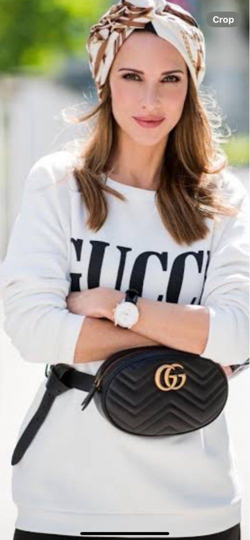 Gucci marmont 2025 belt bag size