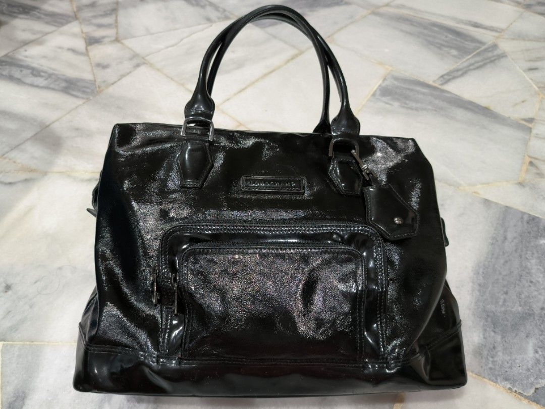Longchamp patent leather outlet bag