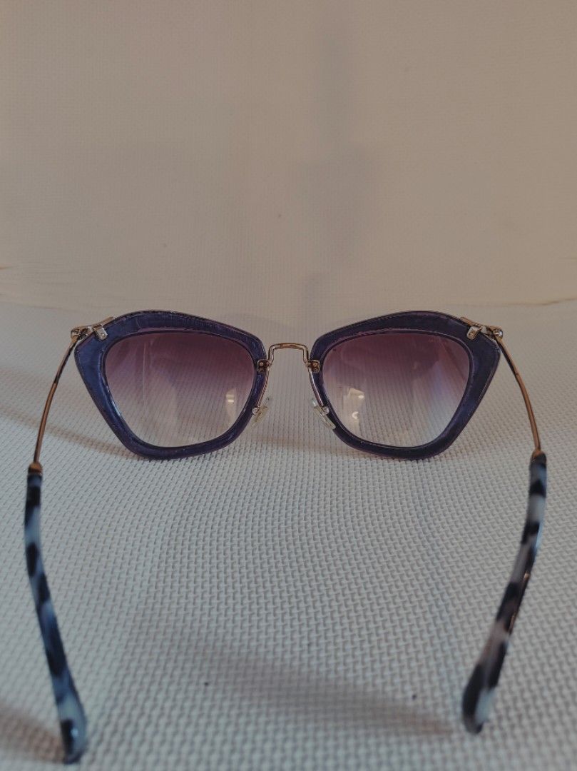 Miu miu purple top glitter sunglasses
