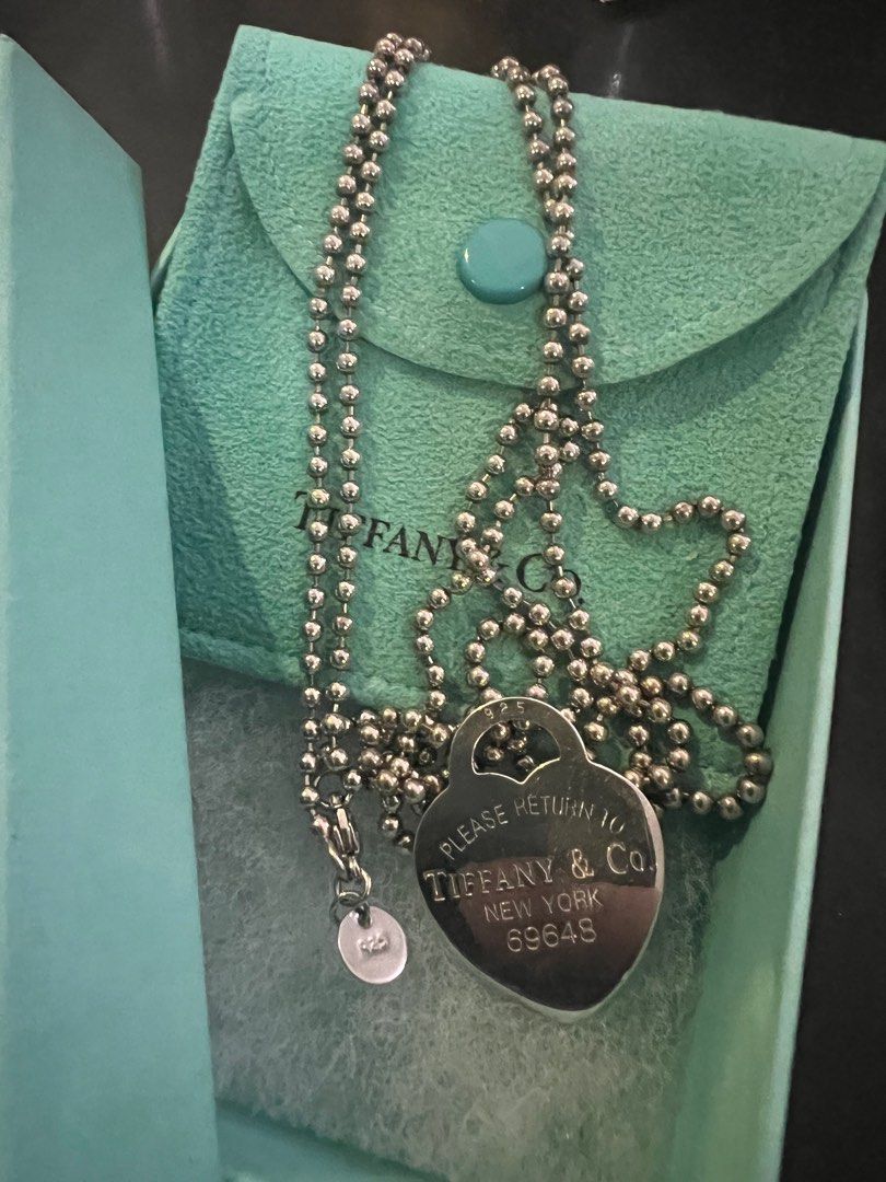 Authentic Tiffany & Co Return to Tiffany Heart Tag pendant Necklace ...