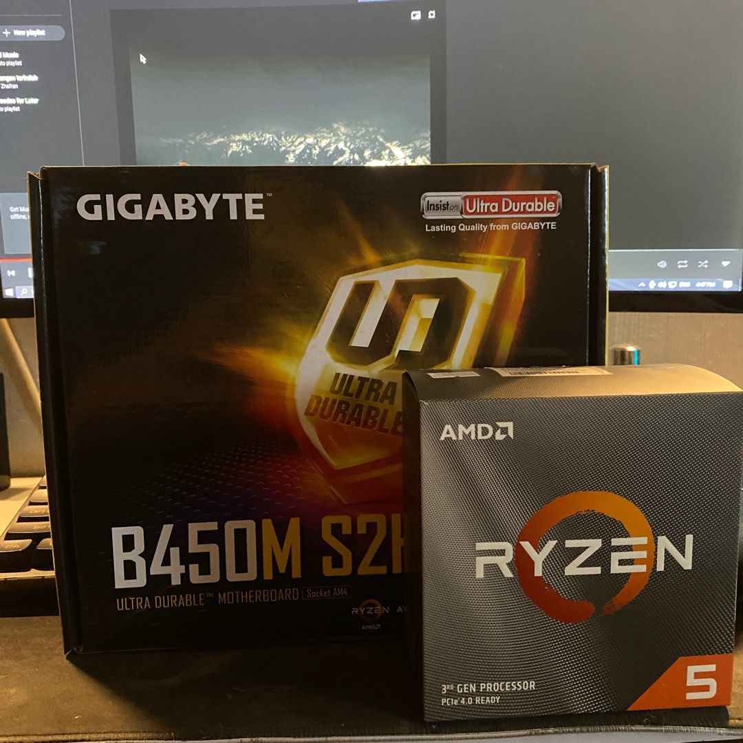 Gigabyte b450m s2h best sale ryzen 5 2600x
