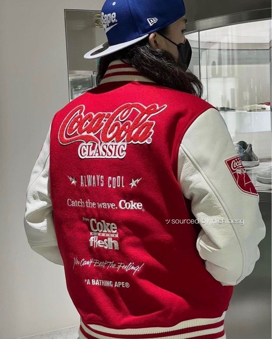 Coca cola 2025 baseball jacket