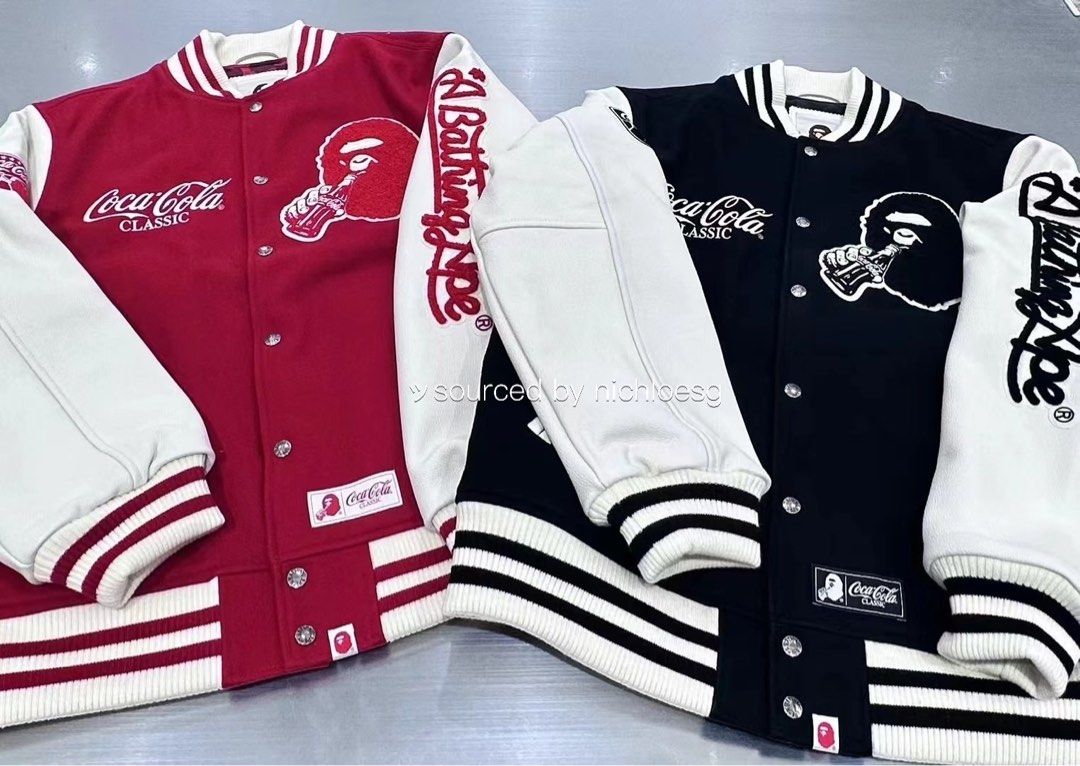 Coca cola varsity jacket store