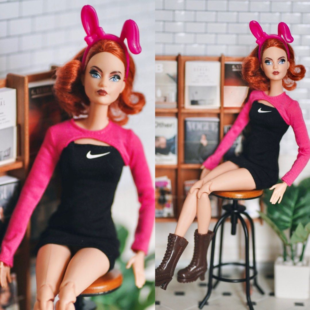 Barbie Doll Clothes Bunny Ear Set Hobbies Toys Toys Games