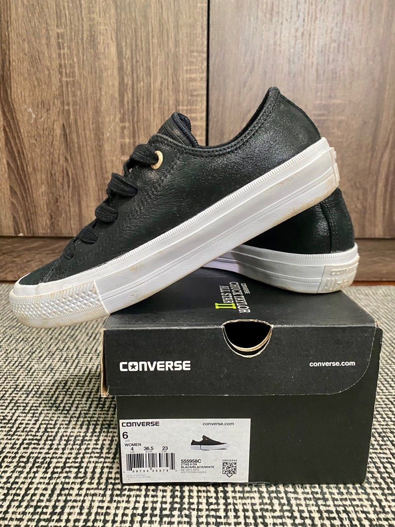 White and black converse womens cheap