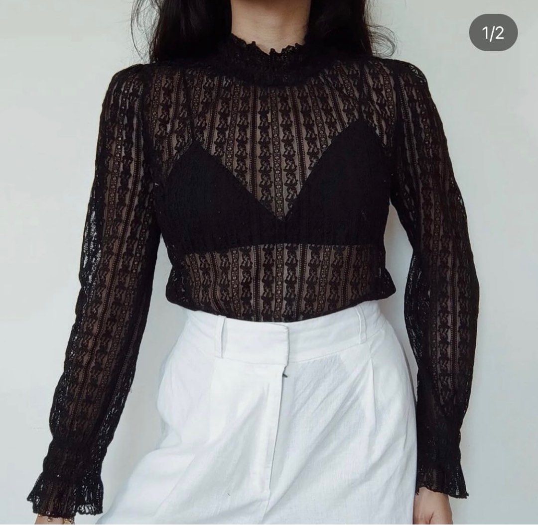 Black Laced (Category: Longsleeves) located in Pasay City. Submitted by alierv (Listing ID 1261403740, Image 1). Description: .