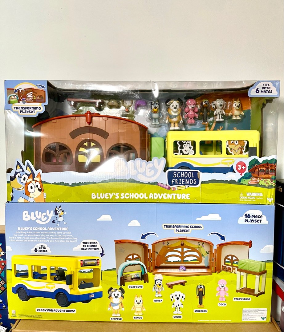Bluey School Friends Calypso's School Playset Toy New With Box