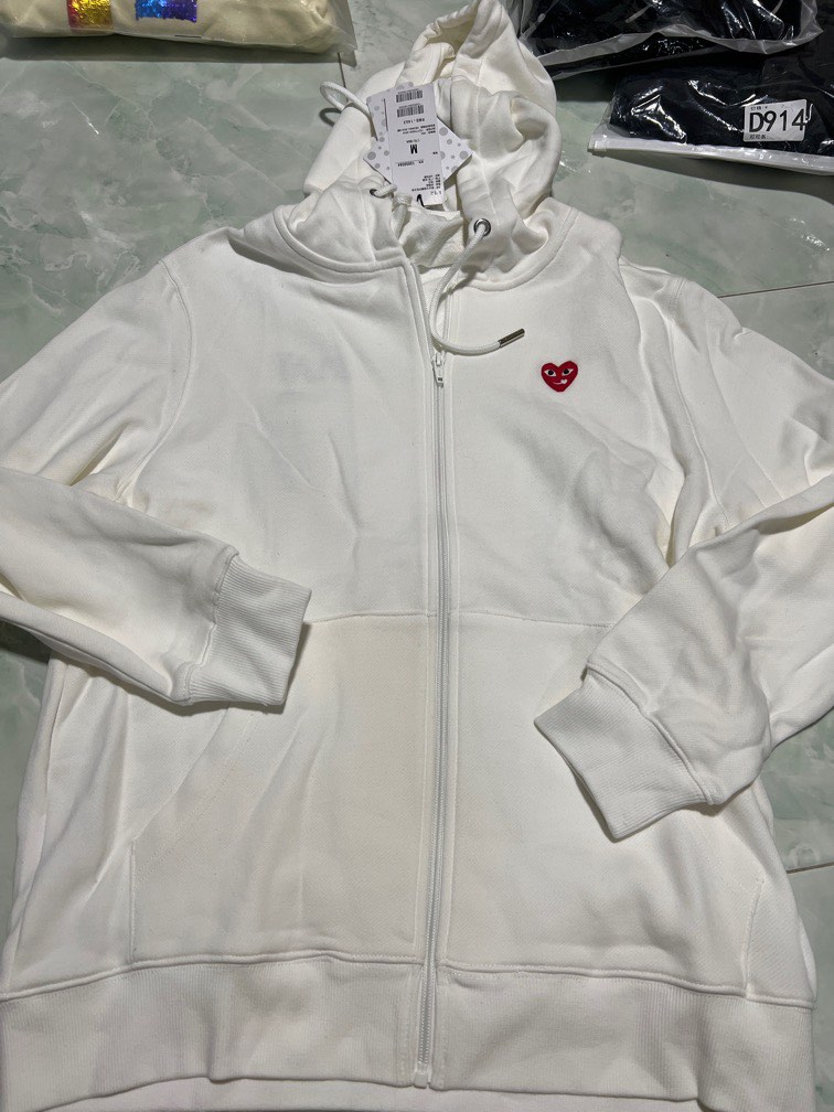 Cdg play hotsell hoodie