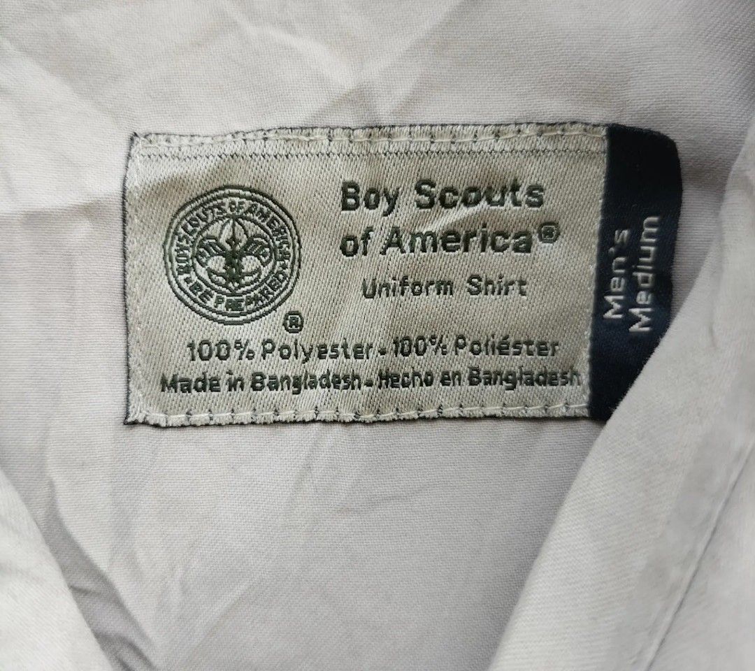 BOY SCOUT OF AMERICAN UNIFORM SHIRT, Men's Fashion, Tops & Sets, Formal