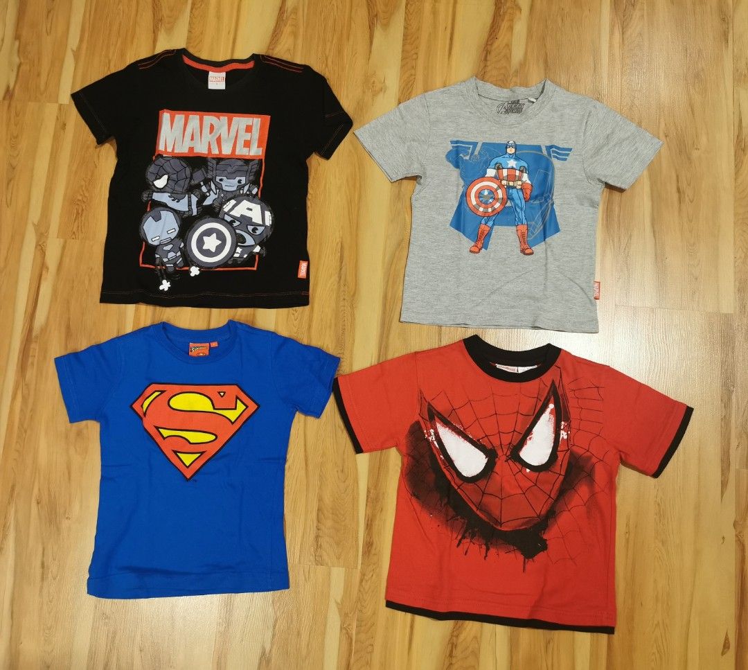 Boys superhero clearance t shirts