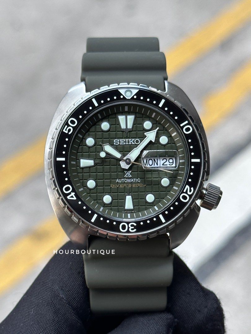 Seiko turtle green 2025 dial