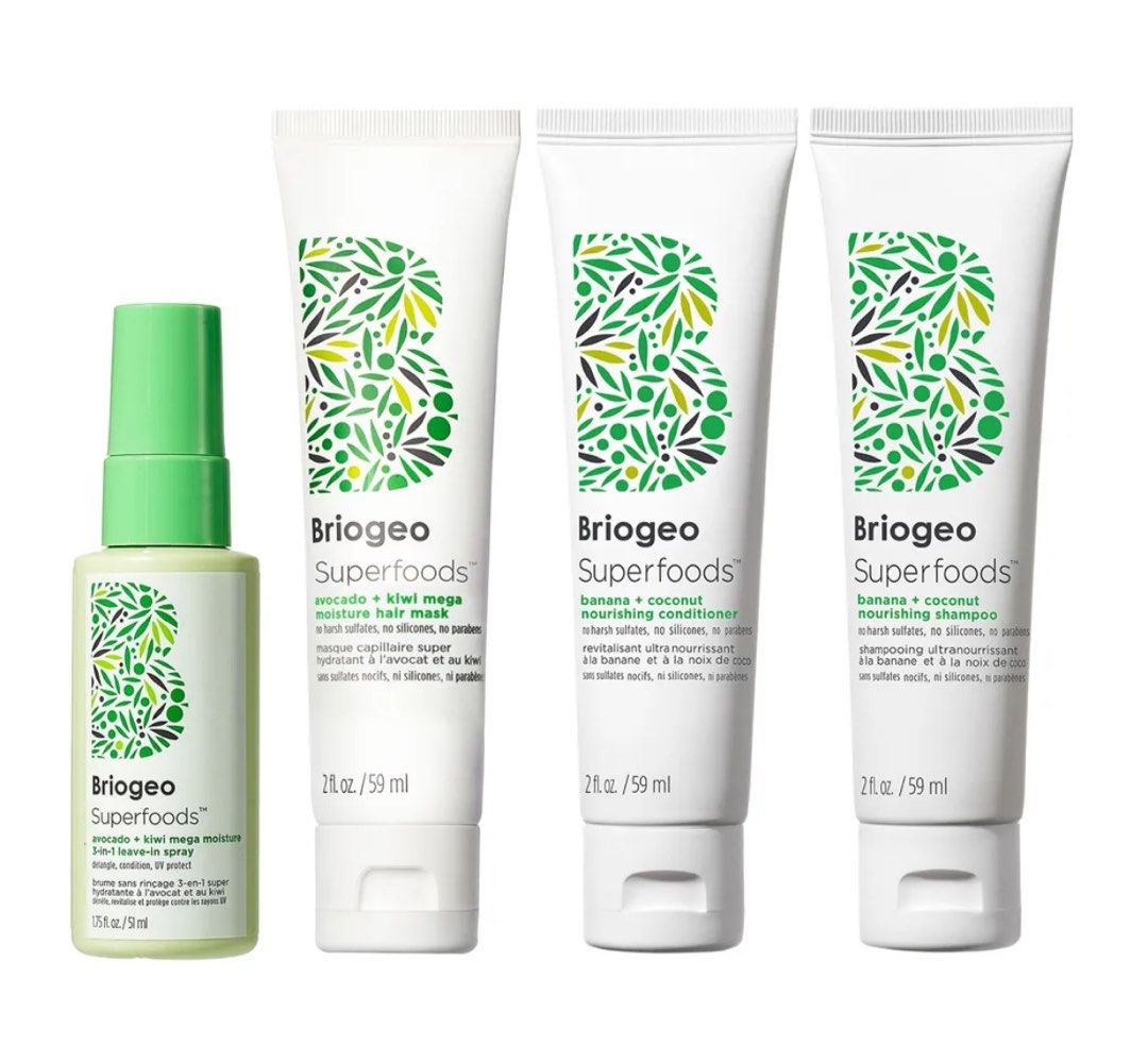 BRIOGEO Shiny + New Hair Kit (Holiday Limited Edition), Beauty