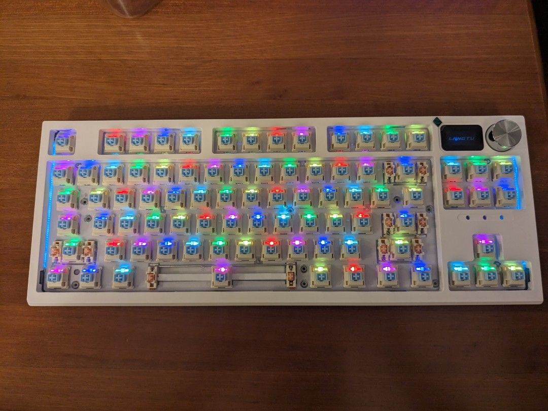 Budget TKL Mechanical Keyboard with Full Colour Screen Langtu LT84 TriMode, Computers & Tech