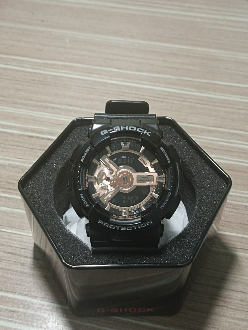 CASIO G SHOCK GA 110MMC 1ADR SPECIAL COLOUR MODELS BLACK WATCH
