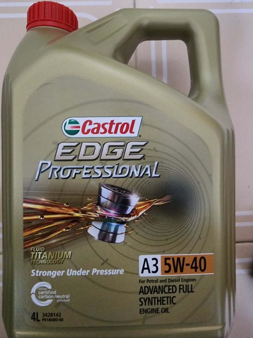 Castrol Edge Professional 5W30 5W-30 Engine Oil Fluid Titanium LongLife III  4L