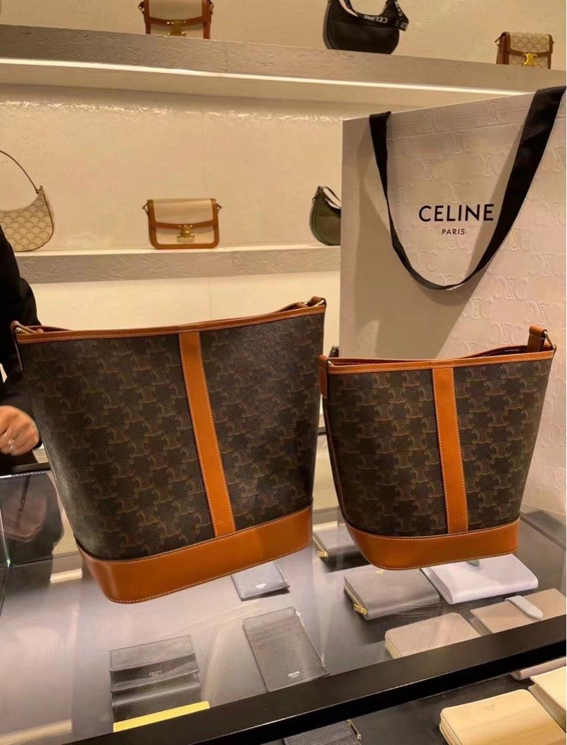 Celine medium bucket bag, Luxury, Bags & Wallets on Carousell